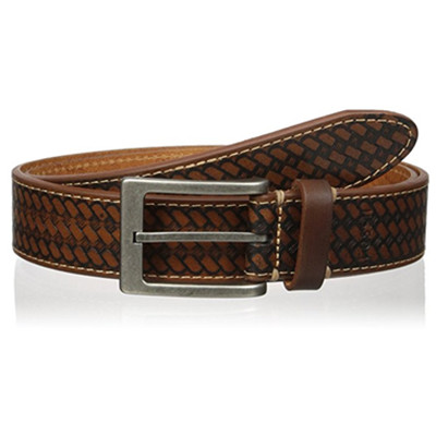 大白菜！FOSSIL Brady Embossed 男士真皮皮带