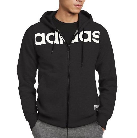 休闲时尚！adidas 阿迪达斯 男士 针织茄克 AB60