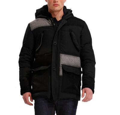 厚实保暖！Desigual 男式 舒适多袋设计大衣 37E19262000