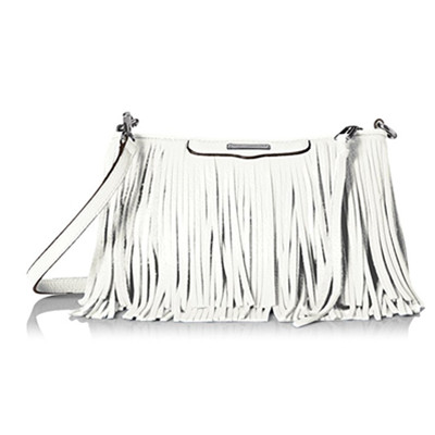 时尚个性！Rebecca Minkoff Finn 真皮流苏斜挎包