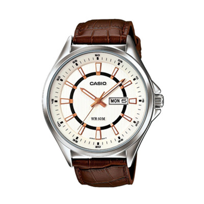 时尚有型！卡西欧 大众指针系列 商务石英男表