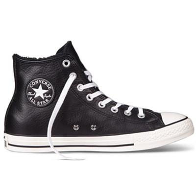 双11预售！CONVERSE匡威All Star牛皮绒里高帮板鞋154134C