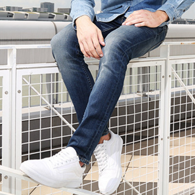 双11预售！Lee修身小脚裤猫须水洗牛仔裤L117092MB4NS