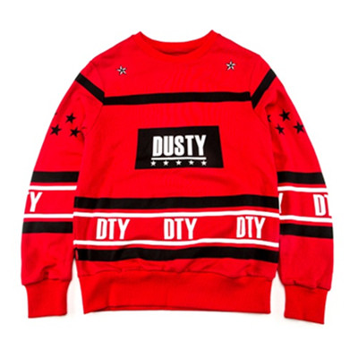 时尚潮流！DUSTY 男式五角星拼色卫衣