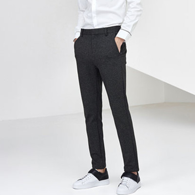 双11预售！GXG灰色针织休闲长裤#63802003