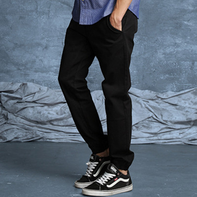 双11预售！Lee男士修身黑色九分裤束脚裤L146942MDK11