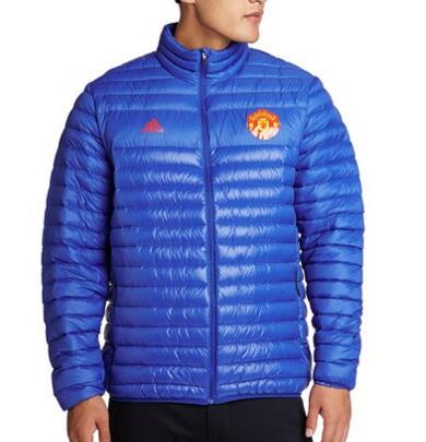 轻质保暖！adidas阿迪达斯 曼联轻质羽绒夹克 AY2801