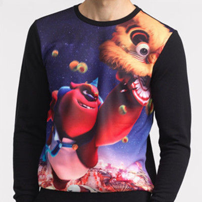 双11预售！佐丹奴年兽大作战印花纯棉圆领套头卫衣90096209