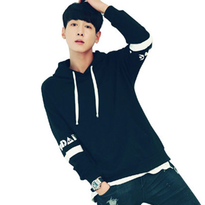 双11预售！AMH韩版潮学生运动加厚连帽套头卫衣NV5910