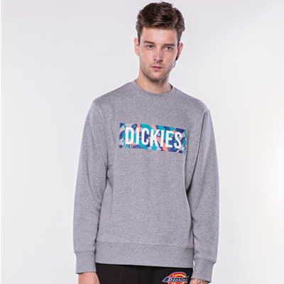 双11预售！Dickies抓绒圆领套头卫衣163M30EC42