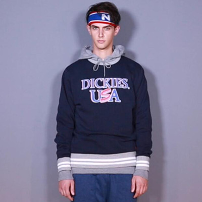 双11预售！Dickies USA字母印花圆领套头卫衣164M30EC13