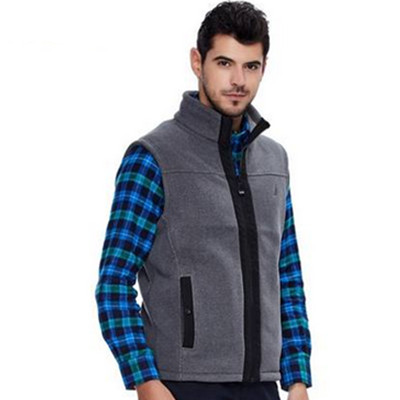 双11预售！诺帝卡男式经典全开襟针织背心KC43030