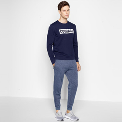 双11预售！佐丹奴纯棉字母印花运动男套头外套01096809