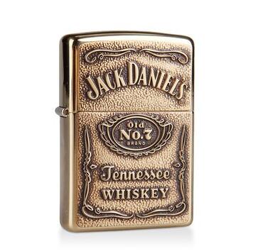 3件减150！Zippo 之宝 打火机 杰克丹尼金酒标 254BJD428