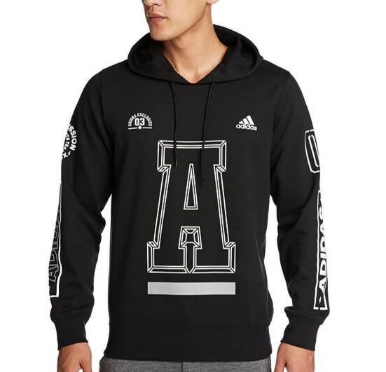 休闲随性！adidas阿迪达斯 连帽套头衫 AZ7172