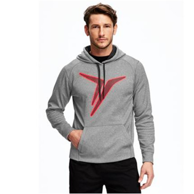 双11预售！老海军Active运动系列动感印花运动风连帽卫衣295369