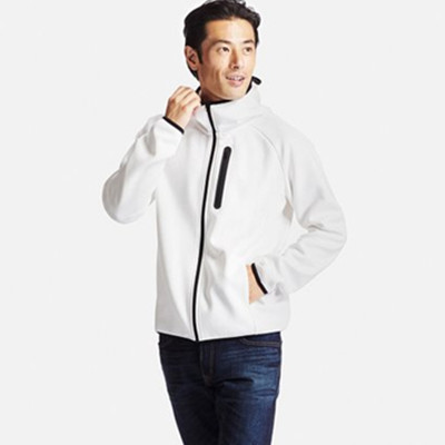 双11预售！UNIQLO优衣库弹力运动拉链连帽开衫183506