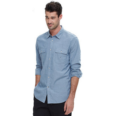 双11预售！NAUTICA诺帝卡男装长袖纯色衬衫W52226