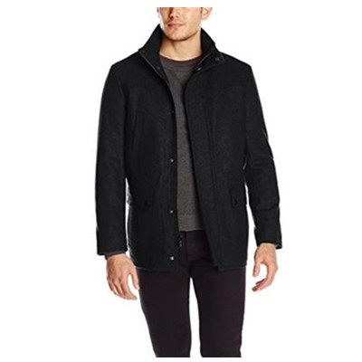 经典保暖！Kenneth Cole Classic Barn 男士时尚羊毛外套