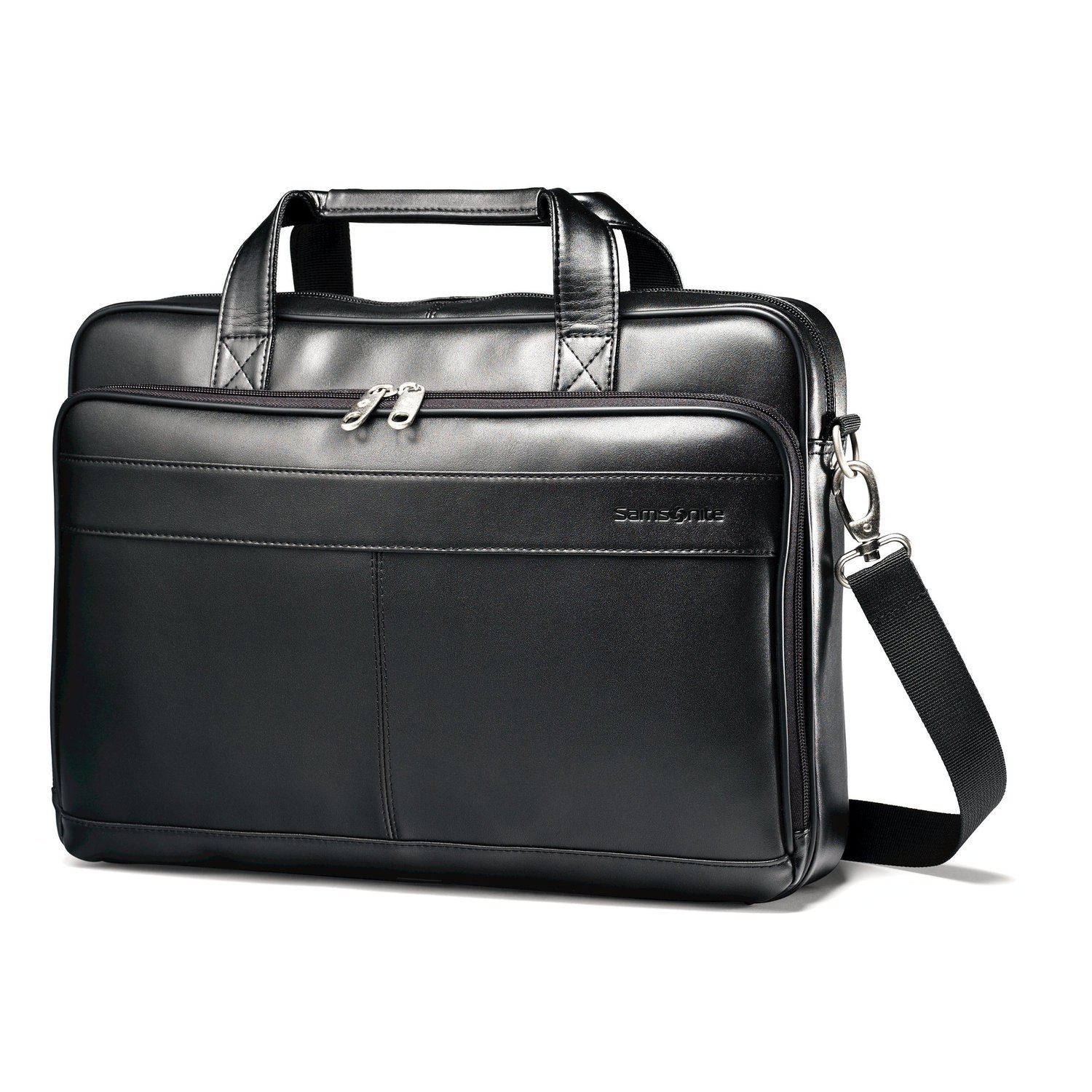 商务首选！新秀丽（Samsonite） 16英寸真皮公文包