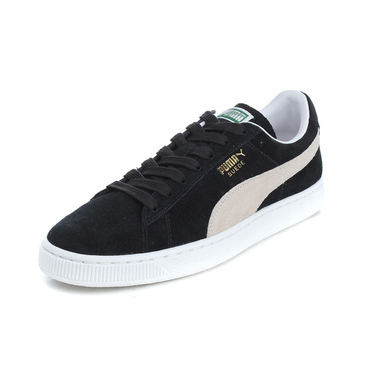 休閑百搭！Puma Suede Classic+ 彪馬黑色 男子板鞋