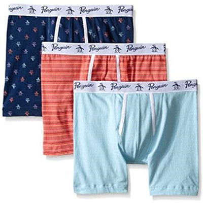 透气舒适！Original Penguin男士平角内裤三条装