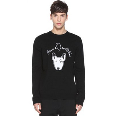 双11预售！TRENDIANO字母刺绣圆领套头毛衣3154030250