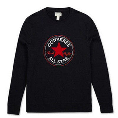 双11预售！CONVERSE匡威圆领logo印花套头衫13455C