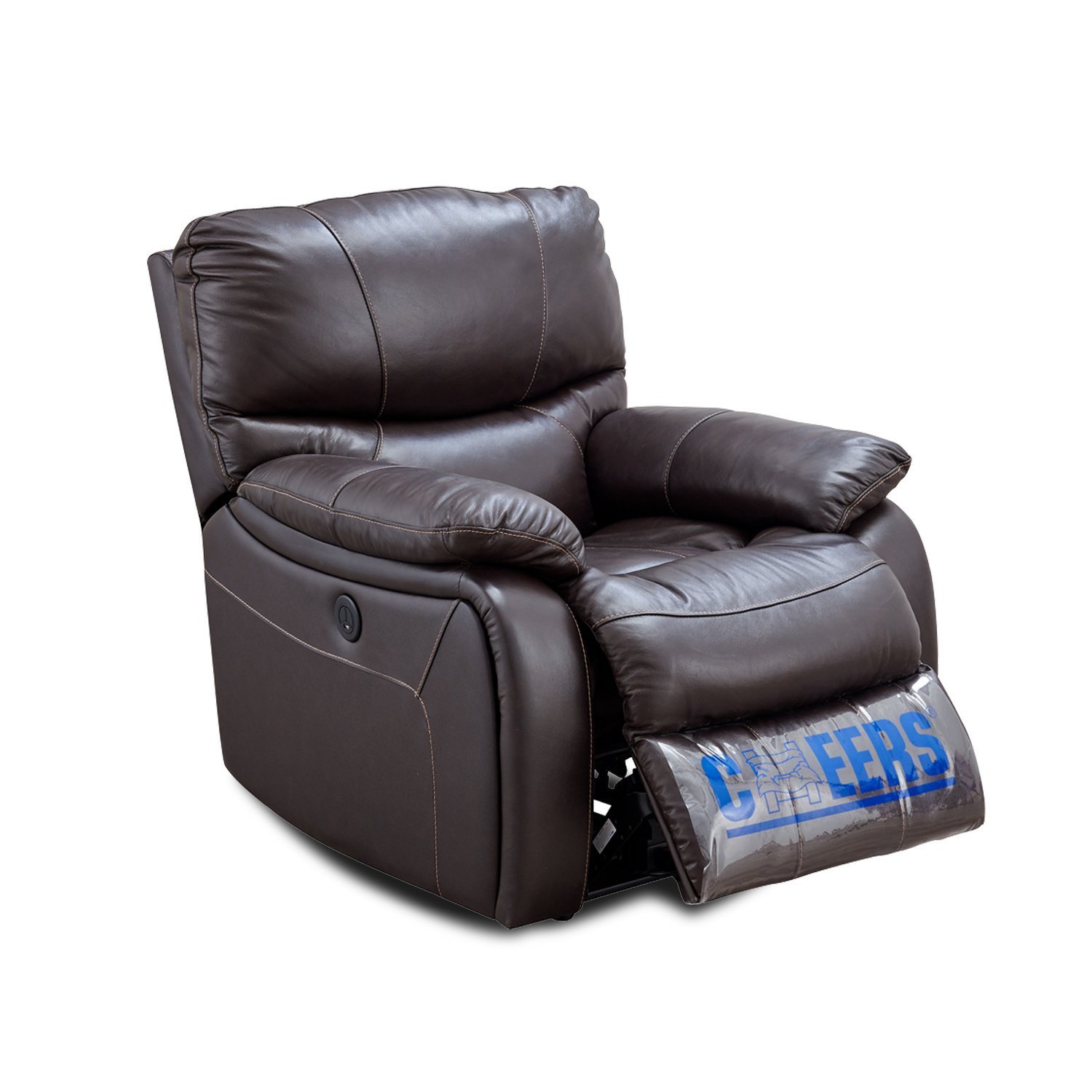 舒适享受！Cheers 芝华仕 头等舱 功能沙发 真皮电动