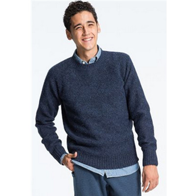 双11预售！UNIQLO优衣库男装圆领毛衣(长袖)176081