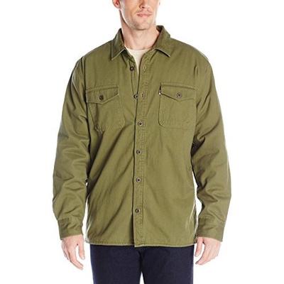 好价！Levi's李维斯Rittner Twill Sherpa 男士长袖衬衫