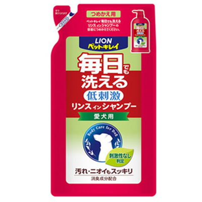 高效去污！Lion狮王 宠物狗狗低刺激沐浴露400ml