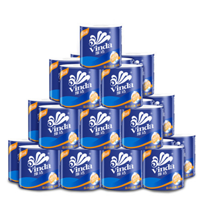 手感柔软！Vinda维达 蓝色经典系列卷纸 3层140g*27卷