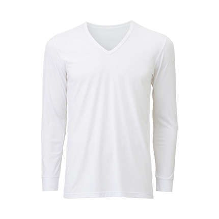 双11好价！优衣库HEATTECH V领T恤(九分袖) 146067