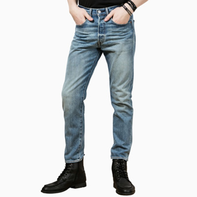 双11预售！Levi's李维斯501CT系列窄脚做旧牛仔裤18173-0059