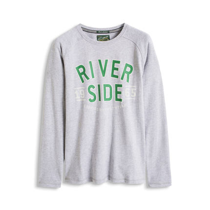 双11好价！ESPRIT男士简约潮流休闲时尚款长袖T恤-125EE2K016