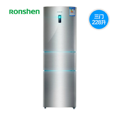 双11好价！容声 BCD-228D11SY 三门冰箱 228L