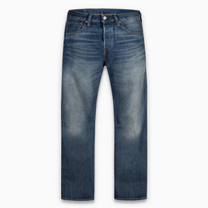 双11好价！李维斯501秋冬男士原创直筒水洗牛仔裤长裤00501-2166