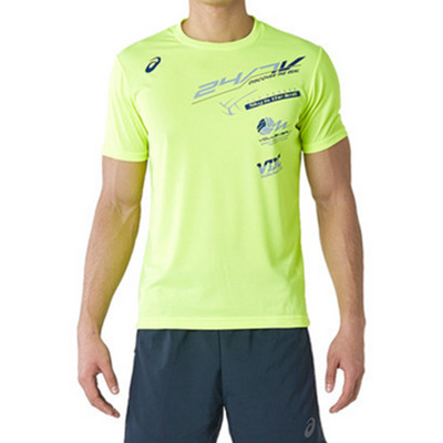 反季好价！ASICS亚瑟士新款运动印花短袖T恤XW685N
