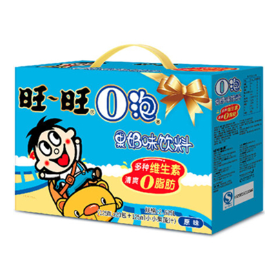 双11好价！旺仔O泡果奶味饮料125ml*20 原味礼盒