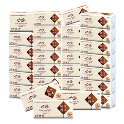 双11好价！心逸 原木抽巾纸 30包