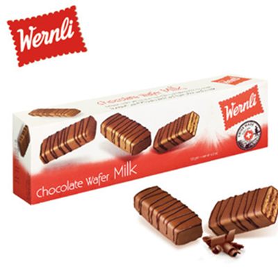 双11好价！瑞士进口万恩利 牛奶巧克力威化饼干