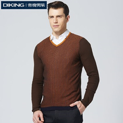 双11好价！帝牌 男士商务休闲V领针织衫