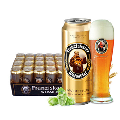 双11好价！Franziskaner 教士 啤酒500ml*24听装