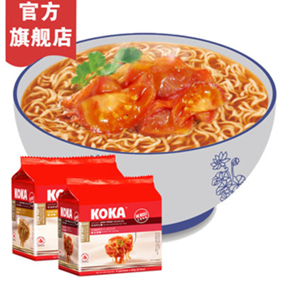 双11好价！KOKA进口方便面 番茄味 85g*8包