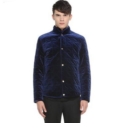 双11好价！TRENDIANO立领丝绒短款棉衣外套3144403090