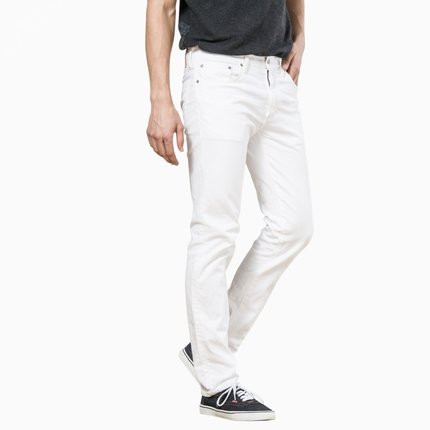 双11好价！李维斯511系列男士修身窄脚白色牛仔裤04511-1169