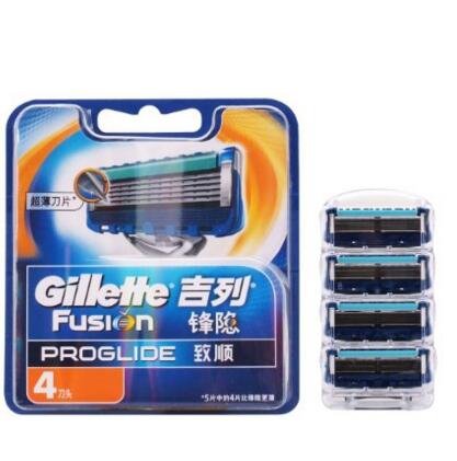 顺滑舒适！Gillette 吉列剃须刀 锋隐致顺4刀头