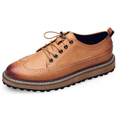 休闲百搭！花花公子布洛克男鞋1177