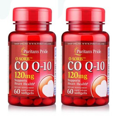 提高免疫力！普丽普莱辅酶Q10软胶囊60粒/瓶2瓶装